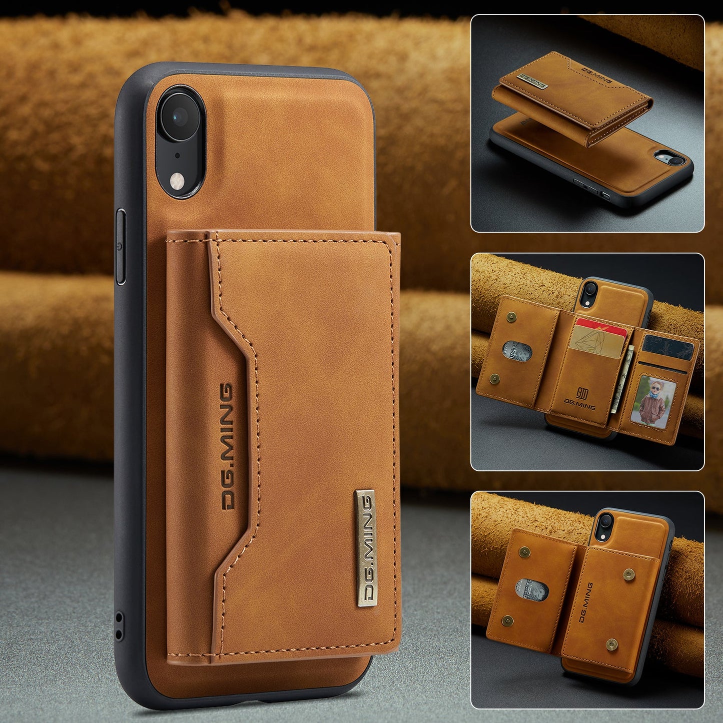 2-in-1 Detachable Leather Wallet Case for iPhone