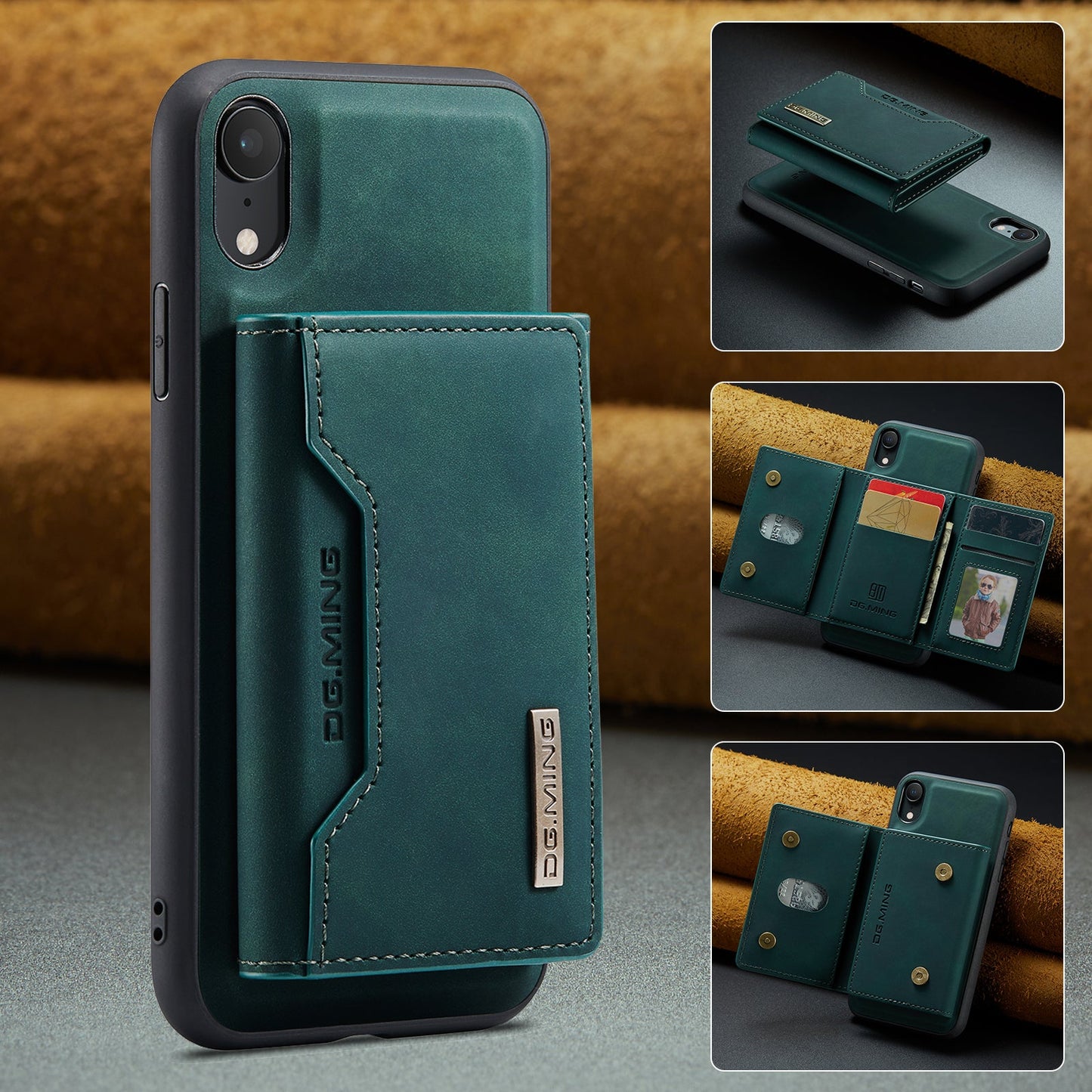 2-in-1 Detachable Leather Wallet Case for iPhone