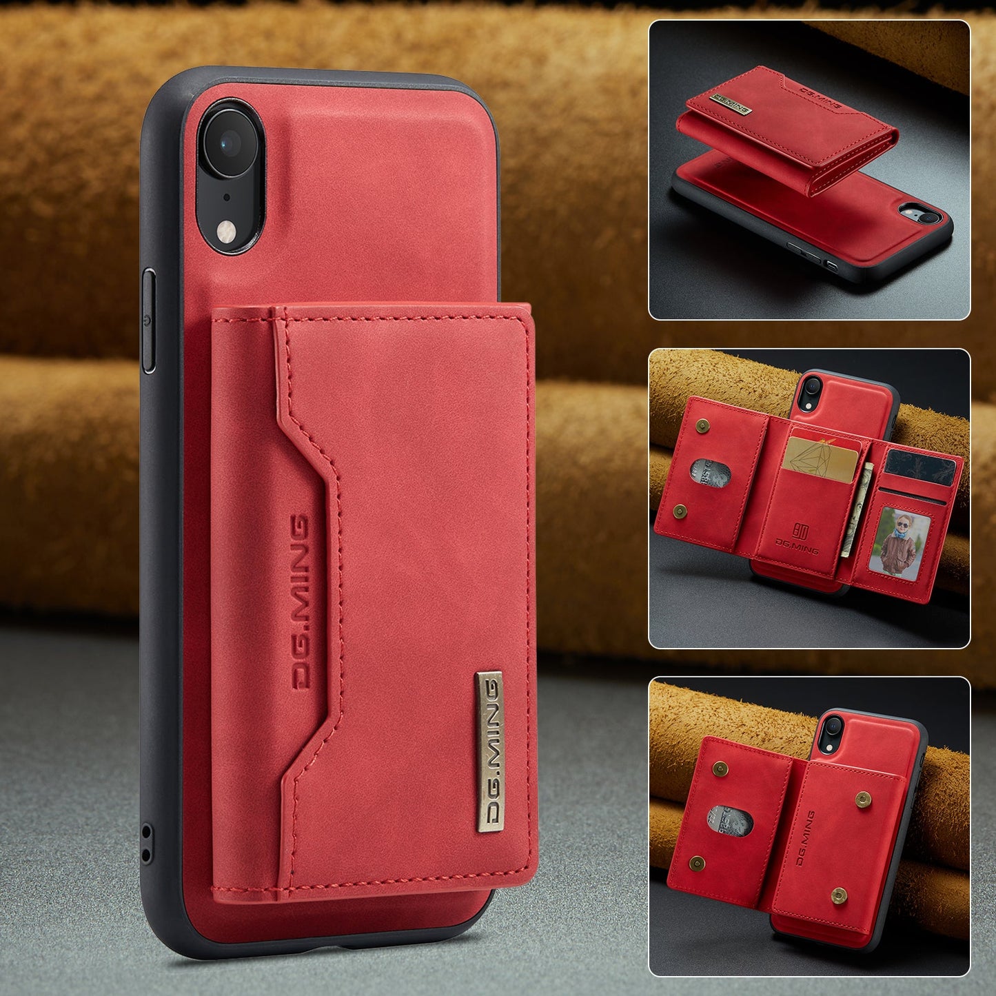 2-in-1 Detachable Leather Wallet Case for iPhone