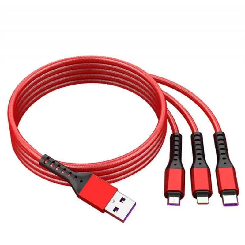 3-in-1 Fast Charging 5A Phone Cable