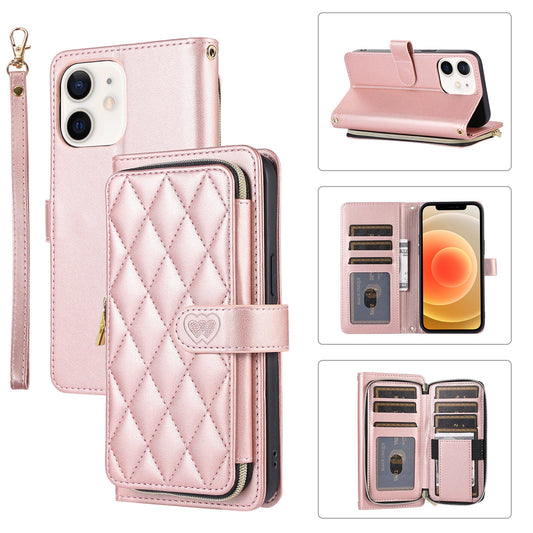 Elegant Quilted Wallet Case with RFID Blocking for iPhone 11