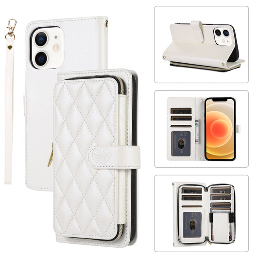 Elegant Quilted Wallet Case with RFID Blocking for iPhone 11